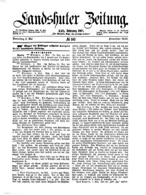 Landshuter Zeitung Donnerstag 6. Mai 1869