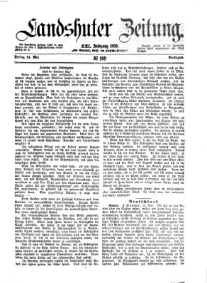 Landshuter Zeitung Freitag 14. Mai 1869