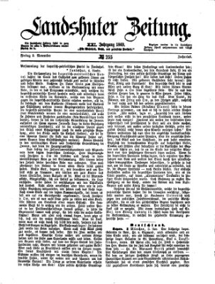 Landshuter Zeitung Freitag 5. November 1869