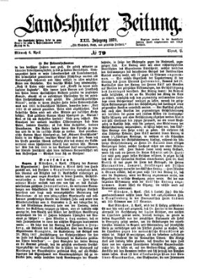 Landshuter Zeitung Mittwoch 6. April 1870