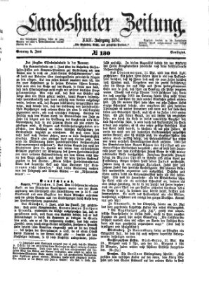 Landshuter Zeitung Sonntag 5. Juni 1870