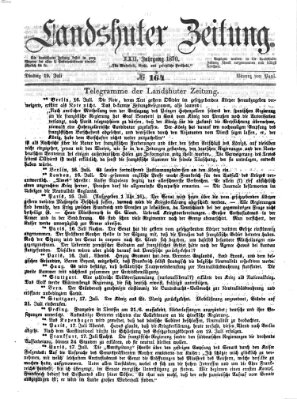 Landshuter Zeitung Dienstag 19. Juli 1870