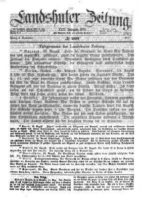 Landshuter Zeitung Freitag 2. September 1870