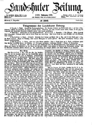 Landshuter Zeitung Mittwoch 7. Dezember 1870