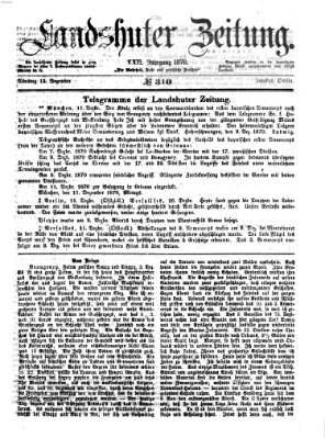 Landshuter Zeitung Dienstag 13. Dezember 1870