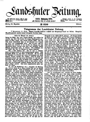 Landshuter Zeitung Freitag 23. Dezember 1870