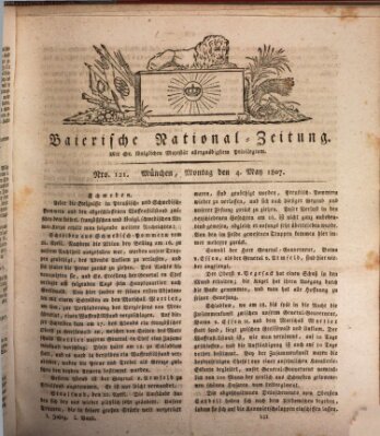 Baierische National-Zeitung Montag 4. Mai 1807