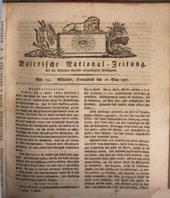 Baierische National-Zeitung Samstag 16. Mai 1807