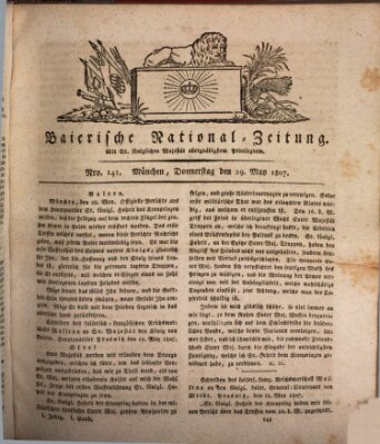 Baierische National-Zeitung Freitag 29. Mai 1807