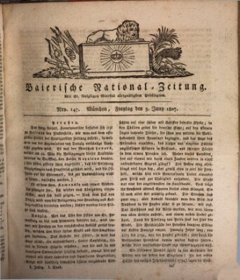 Baierische National-Zeitung Freitag 5. Juni 1807