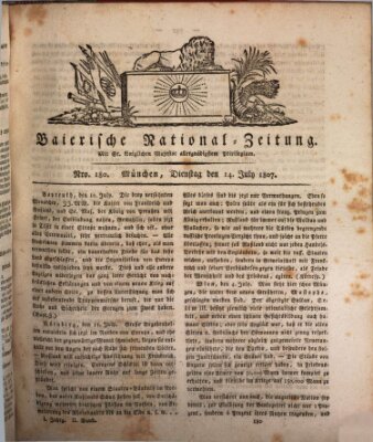 Baierische National-Zeitung Dienstag 14. Juli 1807