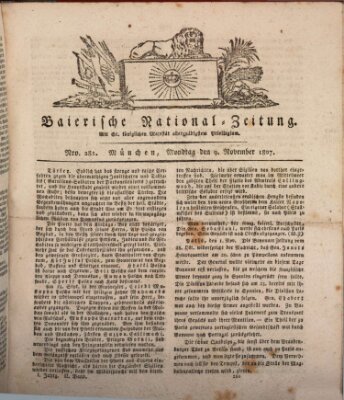 Baierische National-Zeitung Montag 9. November 1807