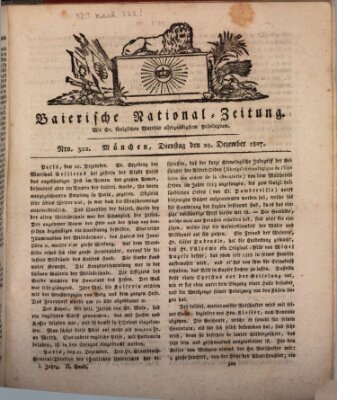 Baierische National-Zeitung Dienstag 29. Dezember 1807