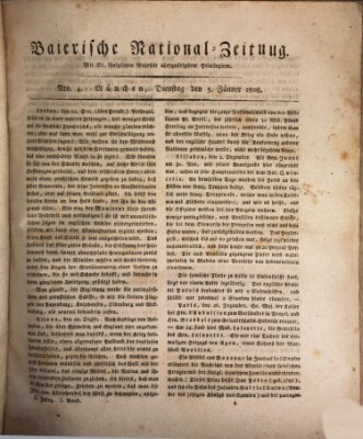 Baierische National-Zeitung Dienstag 5. Januar 1808