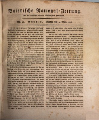 Baierische National-Zeitung Freitag 4. März 1808