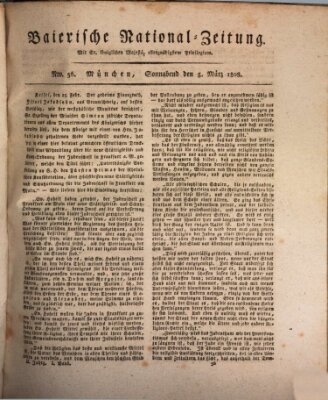 Baierische National-Zeitung Samstag 5. März 1808