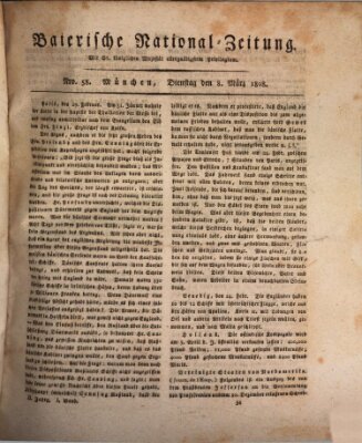 Baierische National-Zeitung Dienstag 8. März 1808