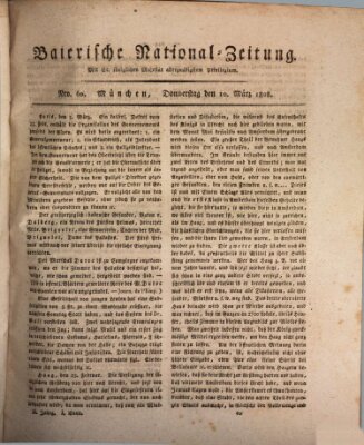 Baierische National-Zeitung Donnerstag 10. März 1808