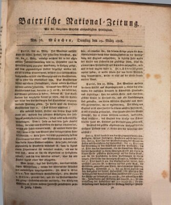 Baierische National-Zeitung Dienstag 29. März 1808