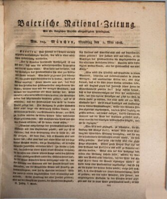 Baierische National-Zeitung Montag 2. Mai 1808