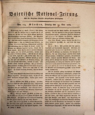 Baierische National-Zeitung Freitag 13. Mai 1808