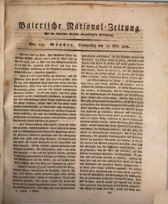 Baierische National-Zeitung Donnerstag 26. Mai 1808