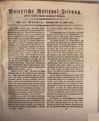 Baierische National-Zeitung Dienstag 28. Juni 1808