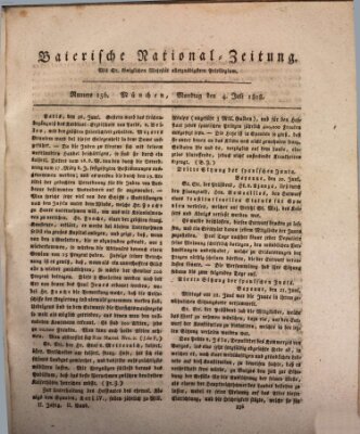 Baierische National-Zeitung Montag 4. Juli 1808