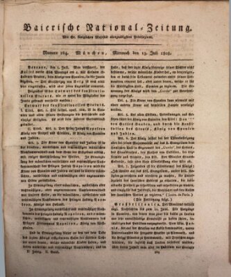 Baierische National-Zeitung Mittwoch 13. Juli 1808