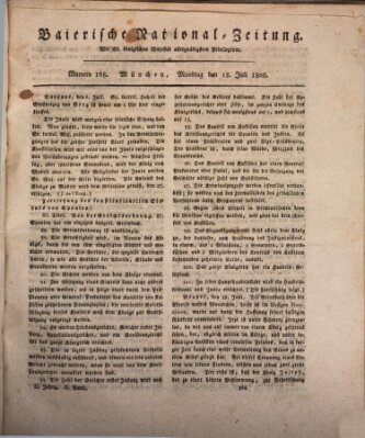 Baierische National-Zeitung Montag 18. Juli 1808