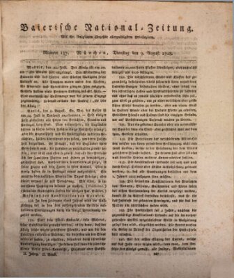 Baierische National-Zeitung Dienstag 9. August 1808