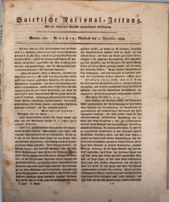 Baierische National-Zeitung Mittwoch 2. November 1808