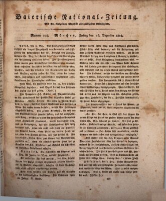 Baierische National-Zeitung Freitag 16. Dezember 1808