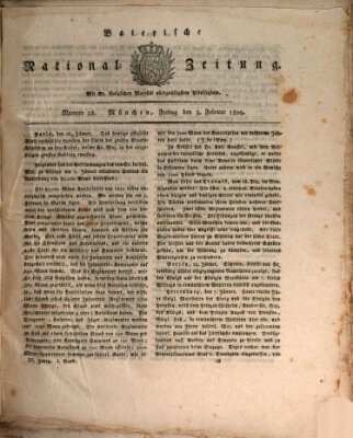 Baierische National-Zeitung Freitag 3. Februar 1809