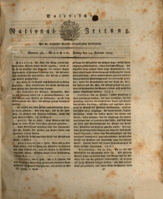 Baierische National-Zeitung Freitag 24. Februar 1809