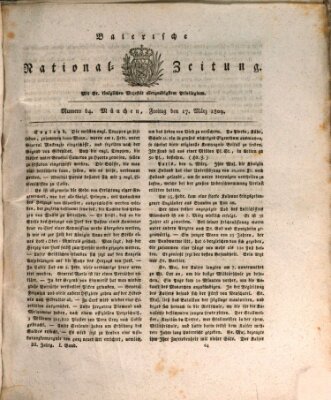 Baierische National-Zeitung Freitag 17. März 1809