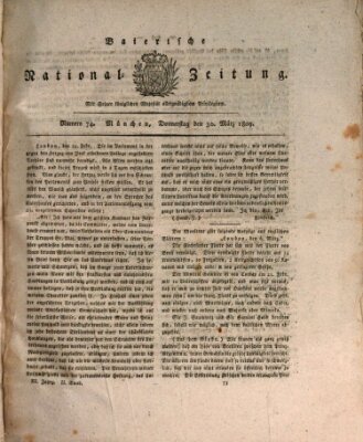 Baierische National-Zeitung Donnerstag 30. März 1809