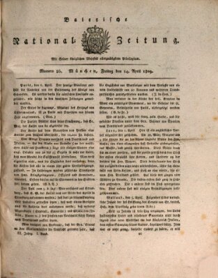 Baierische National-Zeitung Freitag 14. April 1809