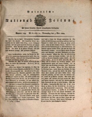 Baierische National-Zeitung Donnerstag 4. Mai 1809