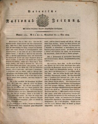 Baierische National-Zeitung Samstag 13. Mai 1809