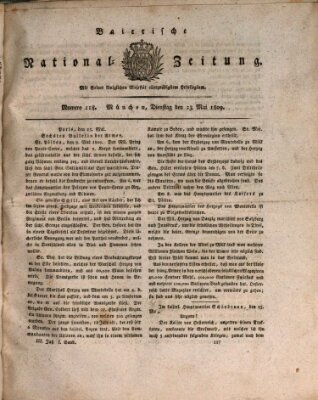 Baierische National-Zeitung Dienstag 23. Mai 1809