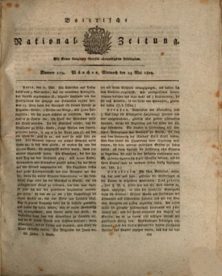 Baierische National-Zeitung Mittwoch 24. Mai 1809