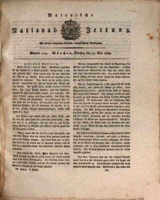 Baierische National-Zeitung Dienstag 30. Mai 1809