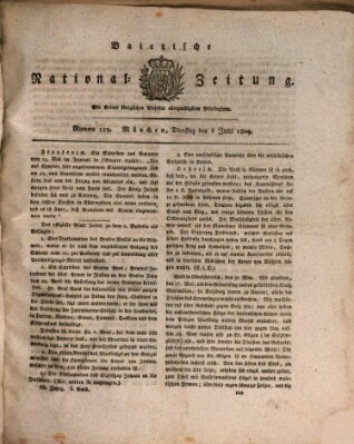 Baierische National-Zeitung Dienstag 6. Juni 1809