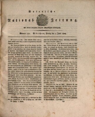 Baierische National-Zeitung Freitag 9. Juni 1809