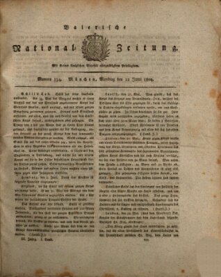 Baierische National-Zeitung Montag 12. Juni 1809