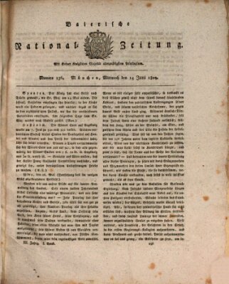 Baierische National-Zeitung Mittwoch 14. Juni 1809