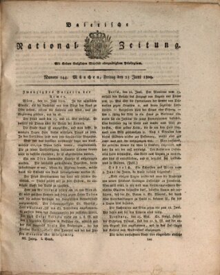 Baierische National-Zeitung Freitag 23. Juni 1809