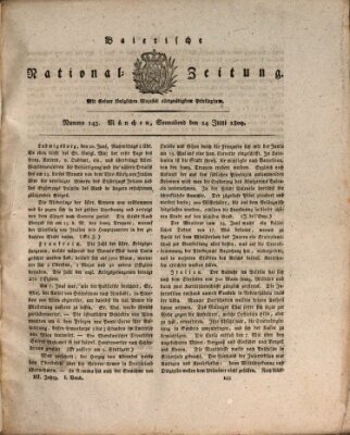 Baierische National-Zeitung Samstag 24. Juni 1809