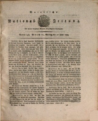 Baierische National-Zeitung Montag 26. Juni 1809